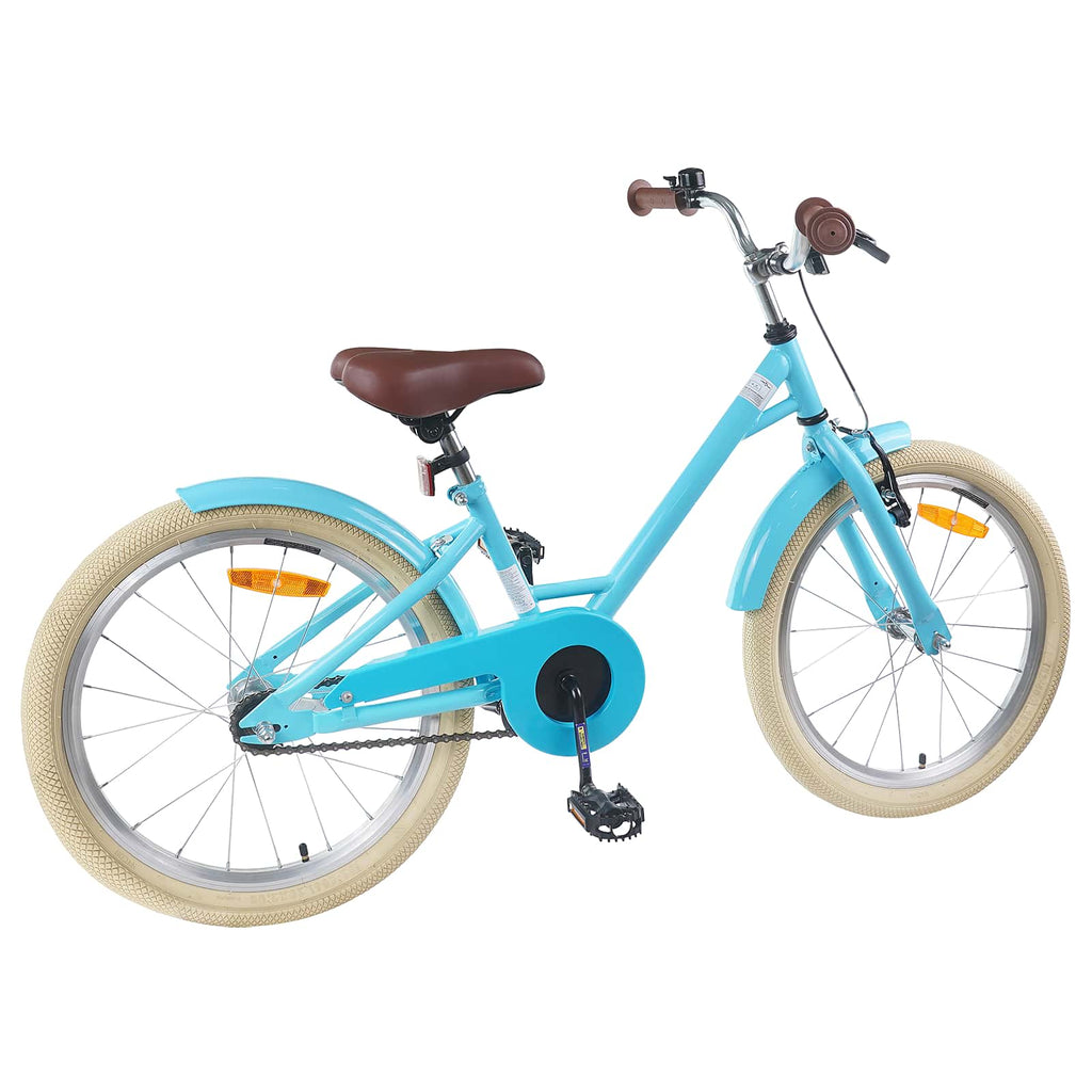 Kinderfahrrad 20 Zoll für 6-11 Jahre alt Himmelblau