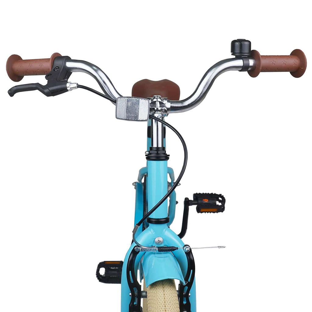Kinderfahrrad 22 Zoll für 7-12 Jahre alt Himmelblau