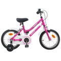 Kinderfahrrad 16 Zoll für 4-6 Jahre alt Pink Weiß