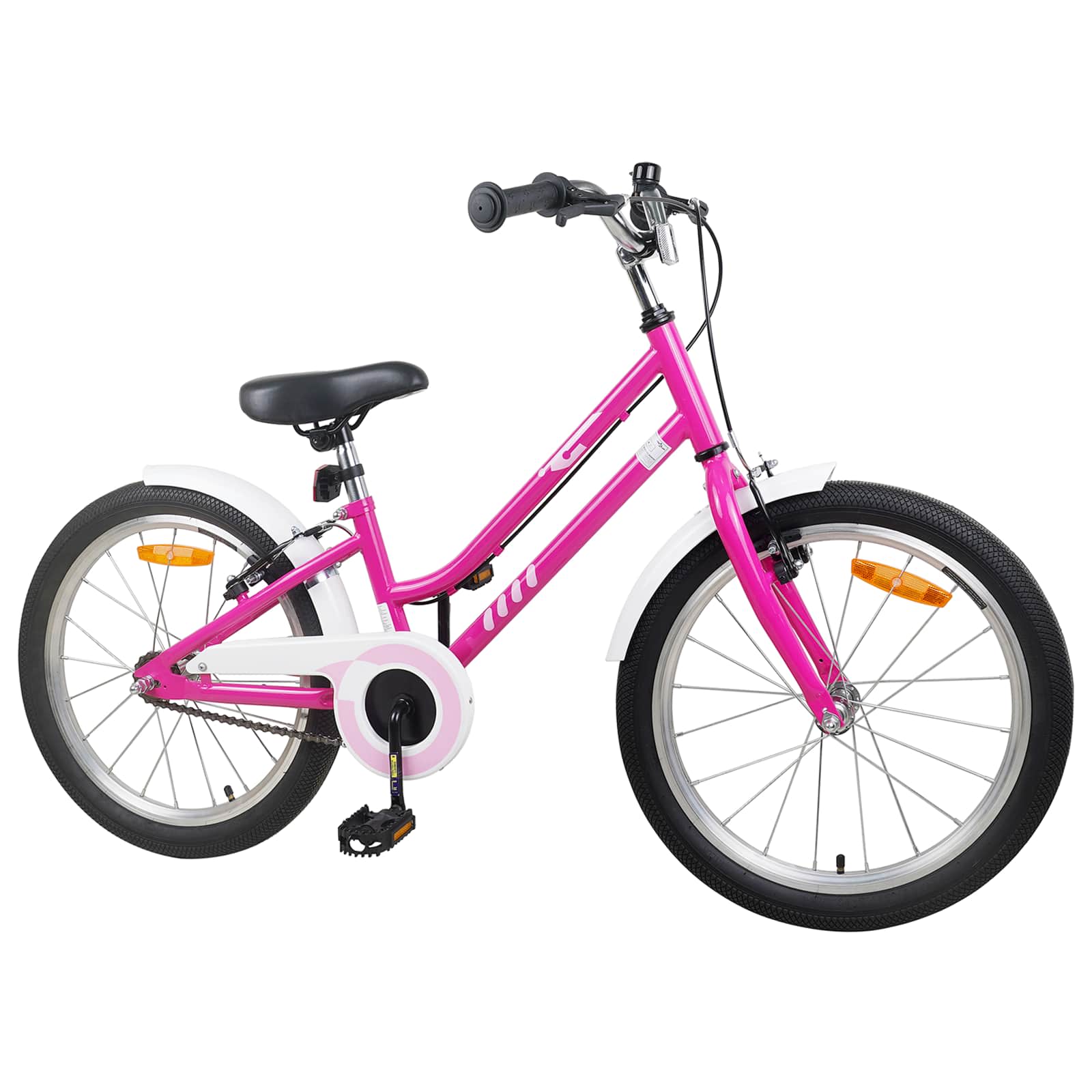 Kinderfahrrad 20 Zoll für 6-11 Jahre alt Pink Weiß