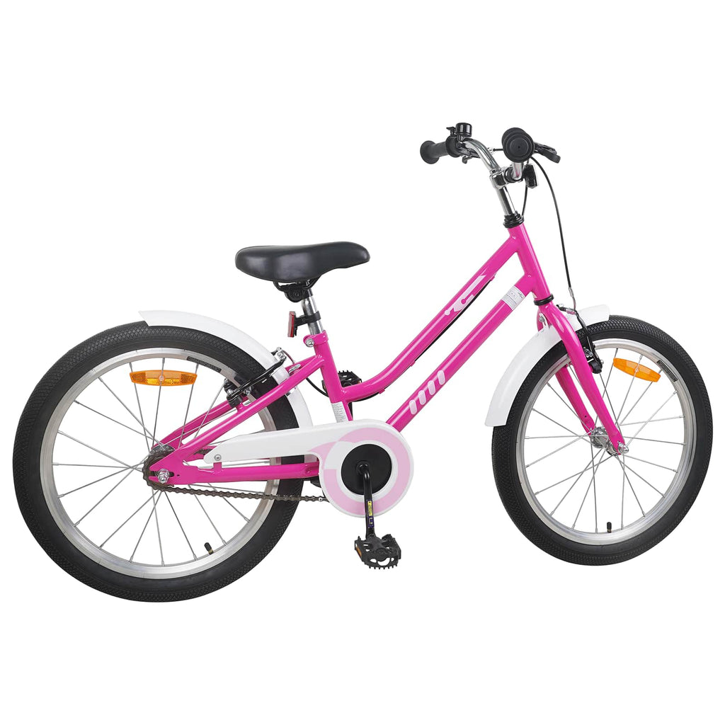 Kinderfahrrad 20 Zoll für 6-11 Jahre alt Pink Weiß
