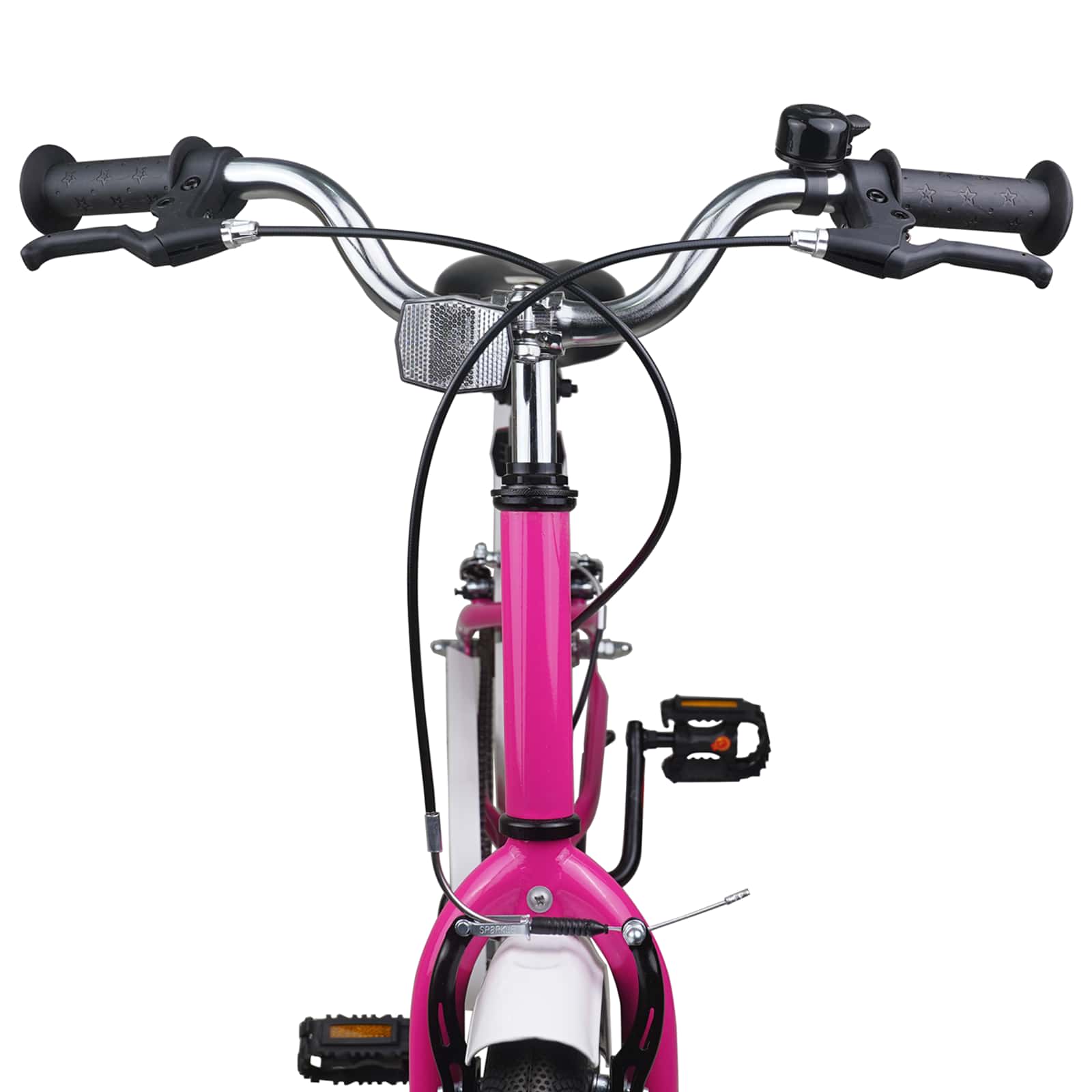 Kinderfahrrad 22 Zoll für 7-12 Jahre alt Pink Weiß
