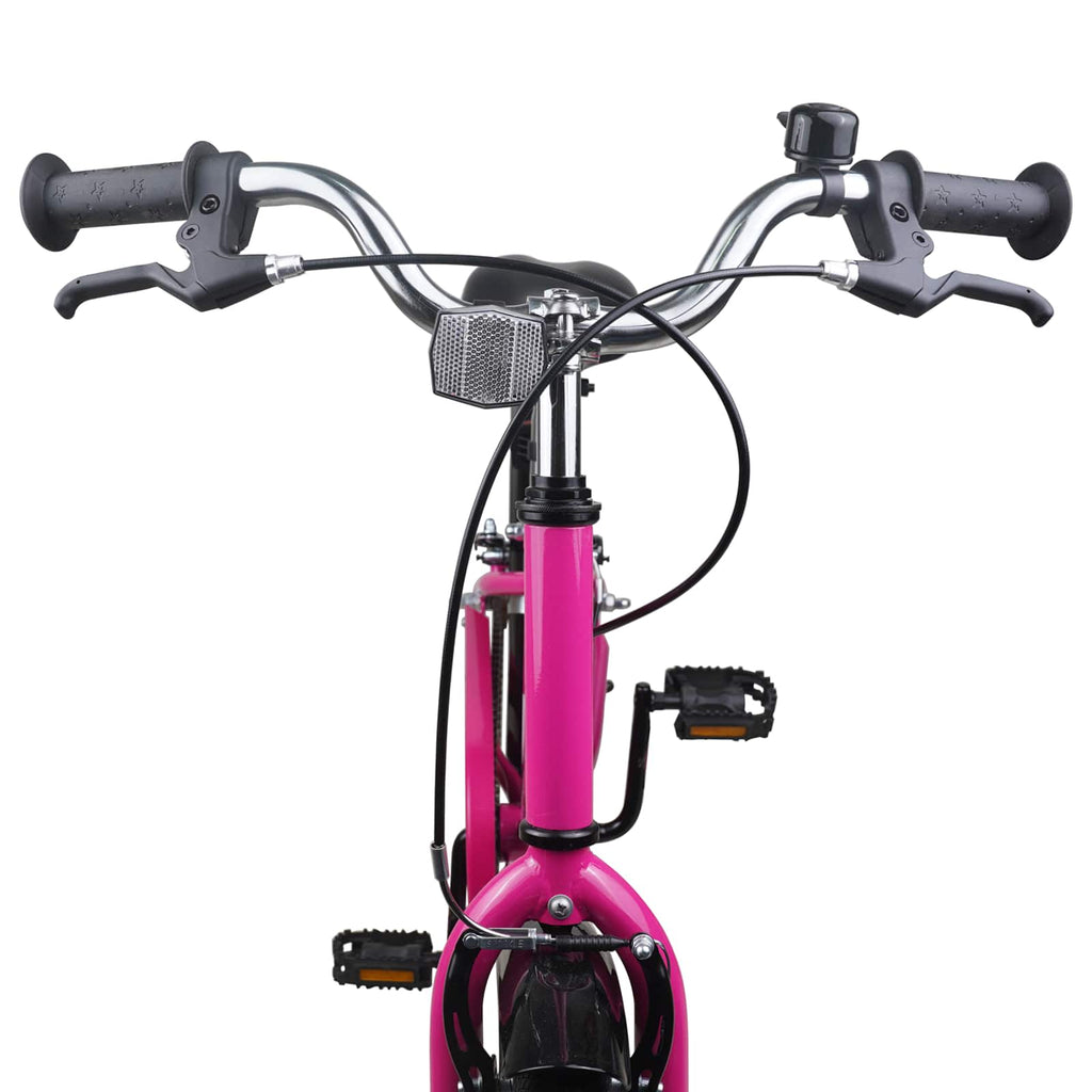 Kinderfahrrad 24 Zoll für 8-12 Jahre alt Pink Schwarz
