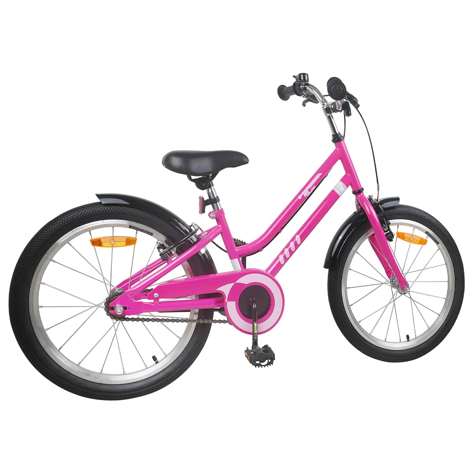 Kinderfahrrad 24 Zoll für 8-12 Jahre alt Pink Schwarz