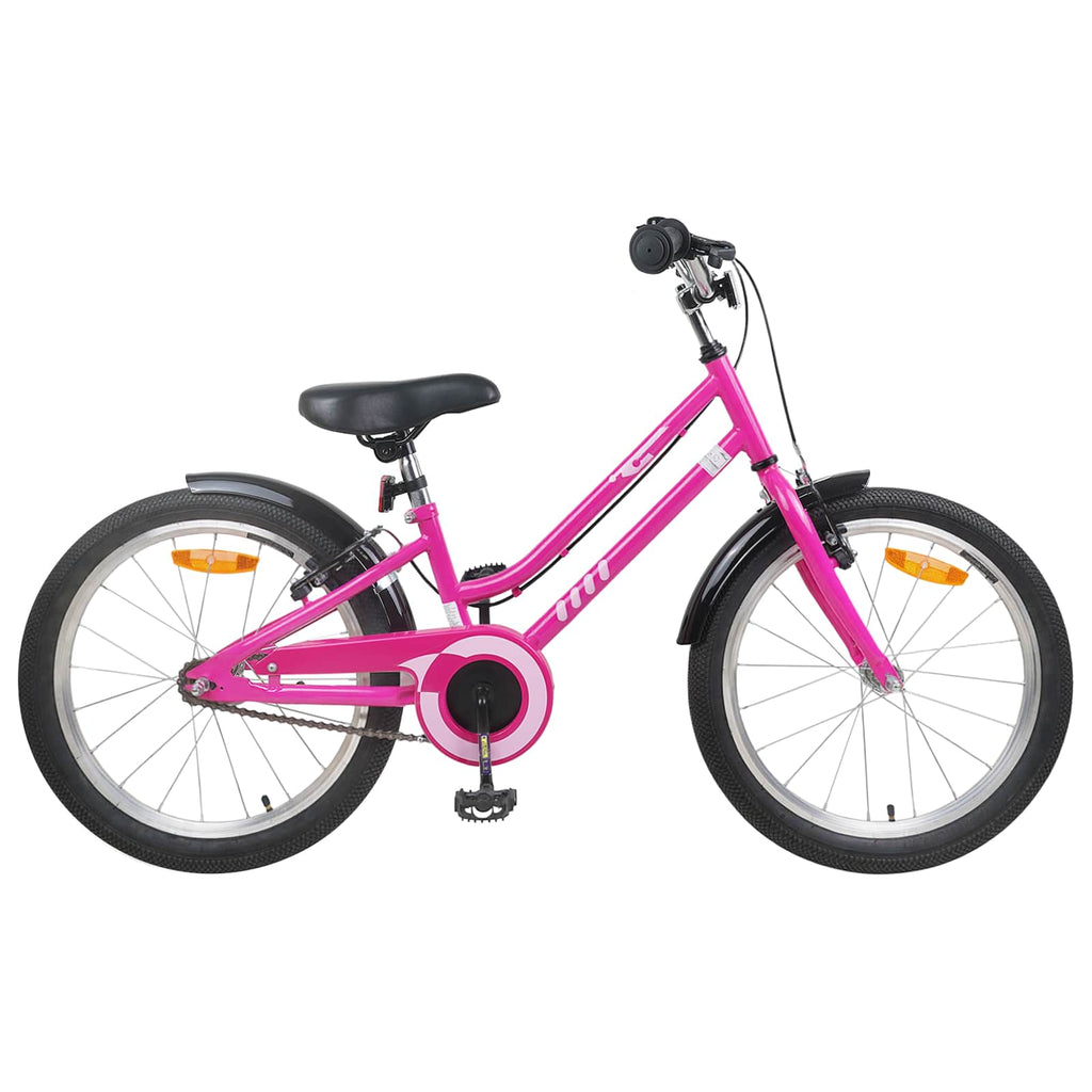 Kinderfahrrad 24 Zoll für 8-12 Jahre alt Pink Schwarz