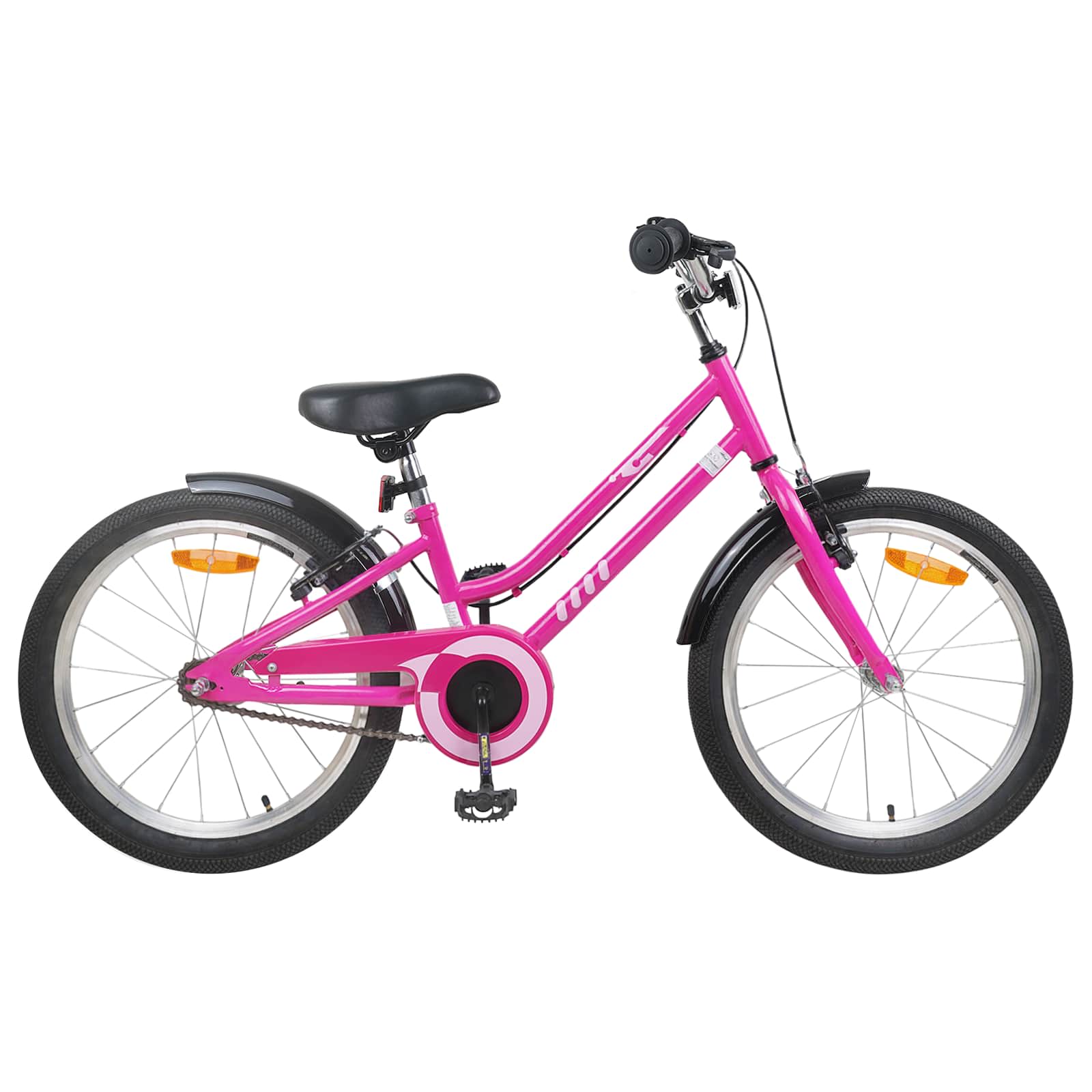 Kinderfahrrad 24 Zoll für 8-12 Jahre alt Pink Schwarz