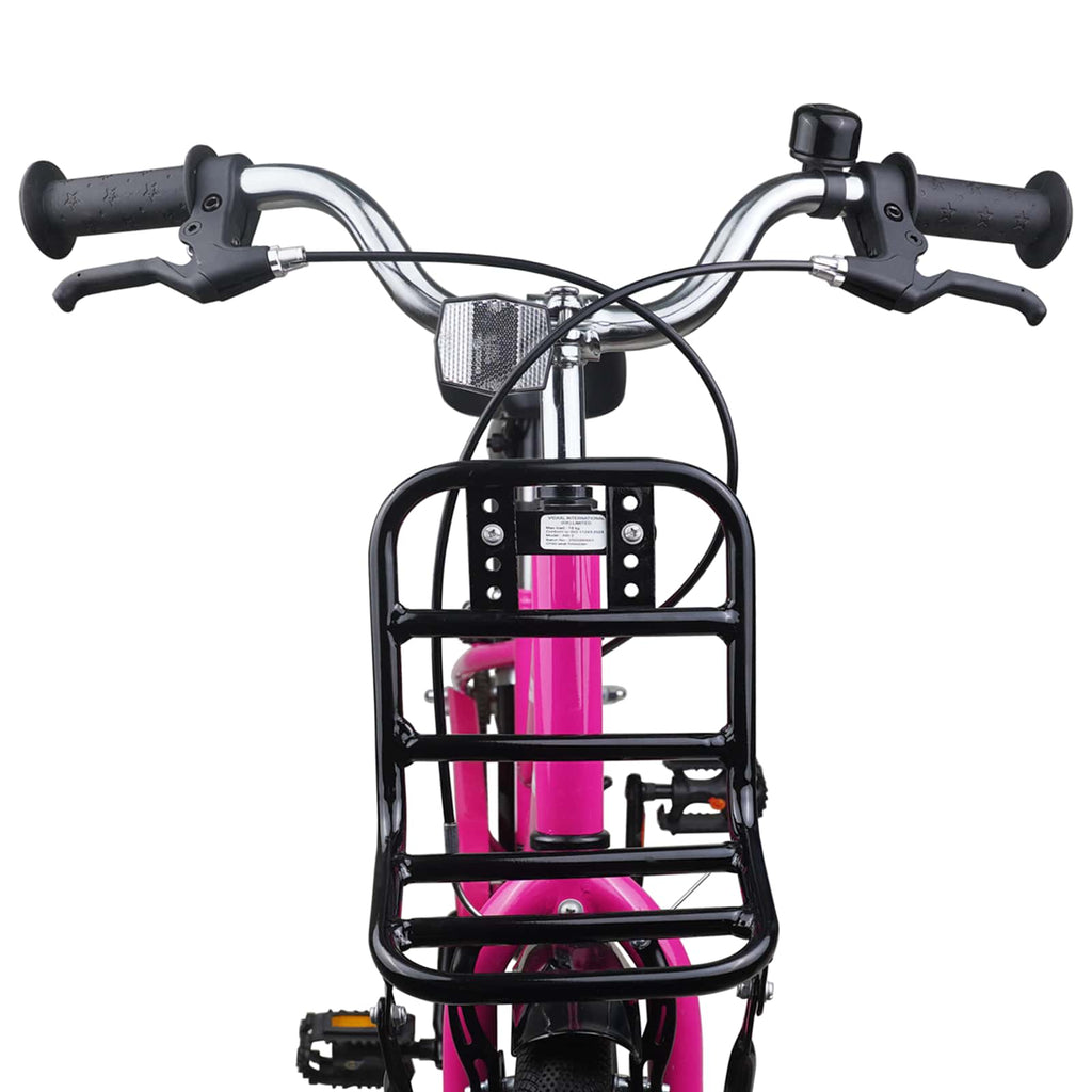 Kinderfahrrad 22 Zoll für 7-12 Jahre alt Pink Schwarz