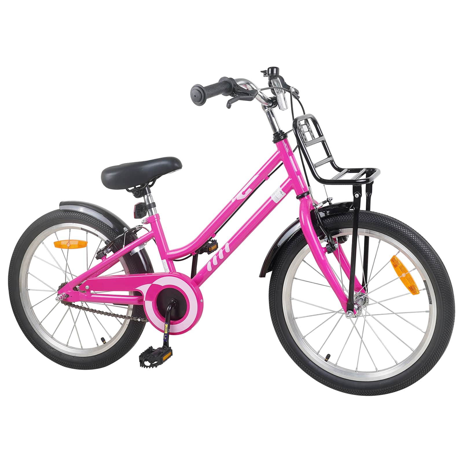 Kinderfahrrad 22 Zoll für 7-12 Jahre alt Pink Schwarz