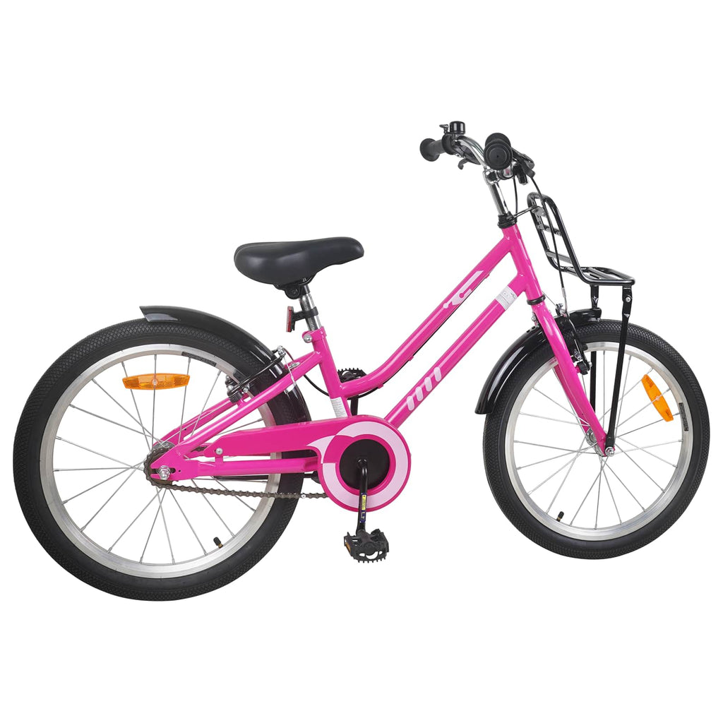 Kinderfahrrad 22 Zoll für 7-12 Jahre alt Pink Schwarz
