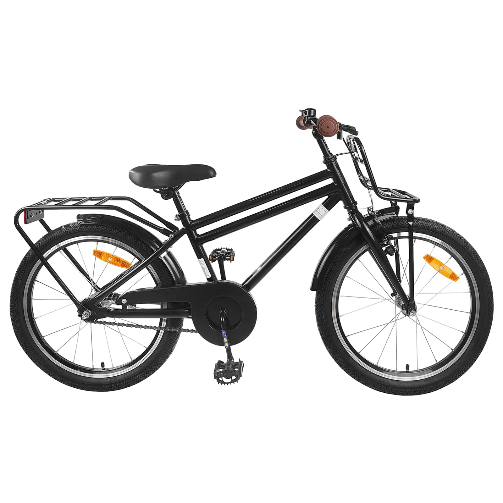 Kinderfahrrad 22 Zoll für 7-12 Jahre alt Schwarz