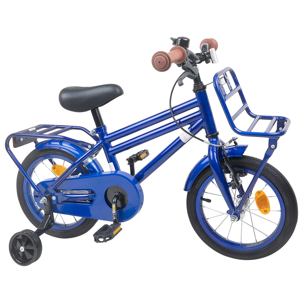 Kinderfahrrad 14 Zoll für 3-5 Jahre alt Dunkelblau
