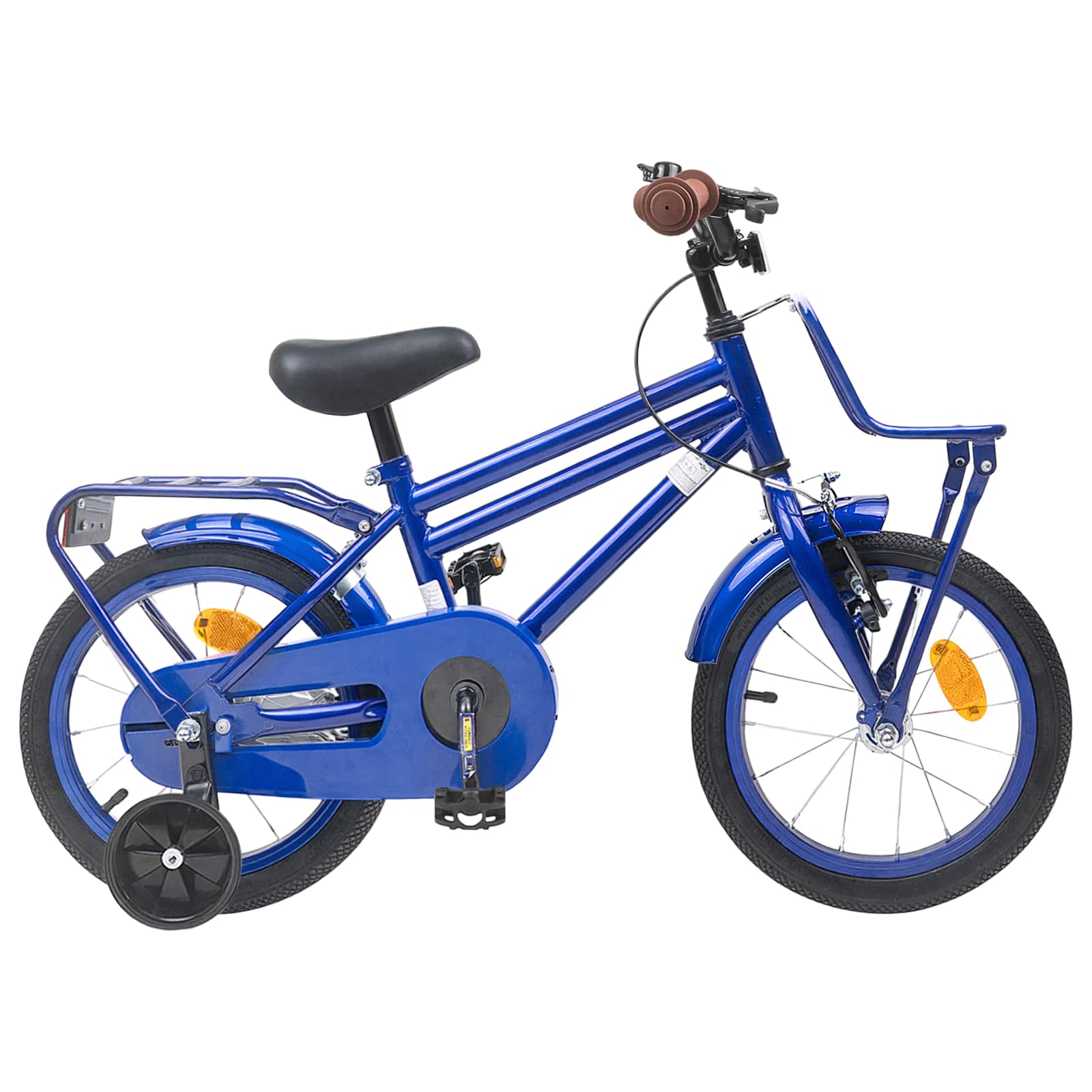 Kinderfahrrad 14 Zoll für 3-5 Jahre alt Dunkelblau