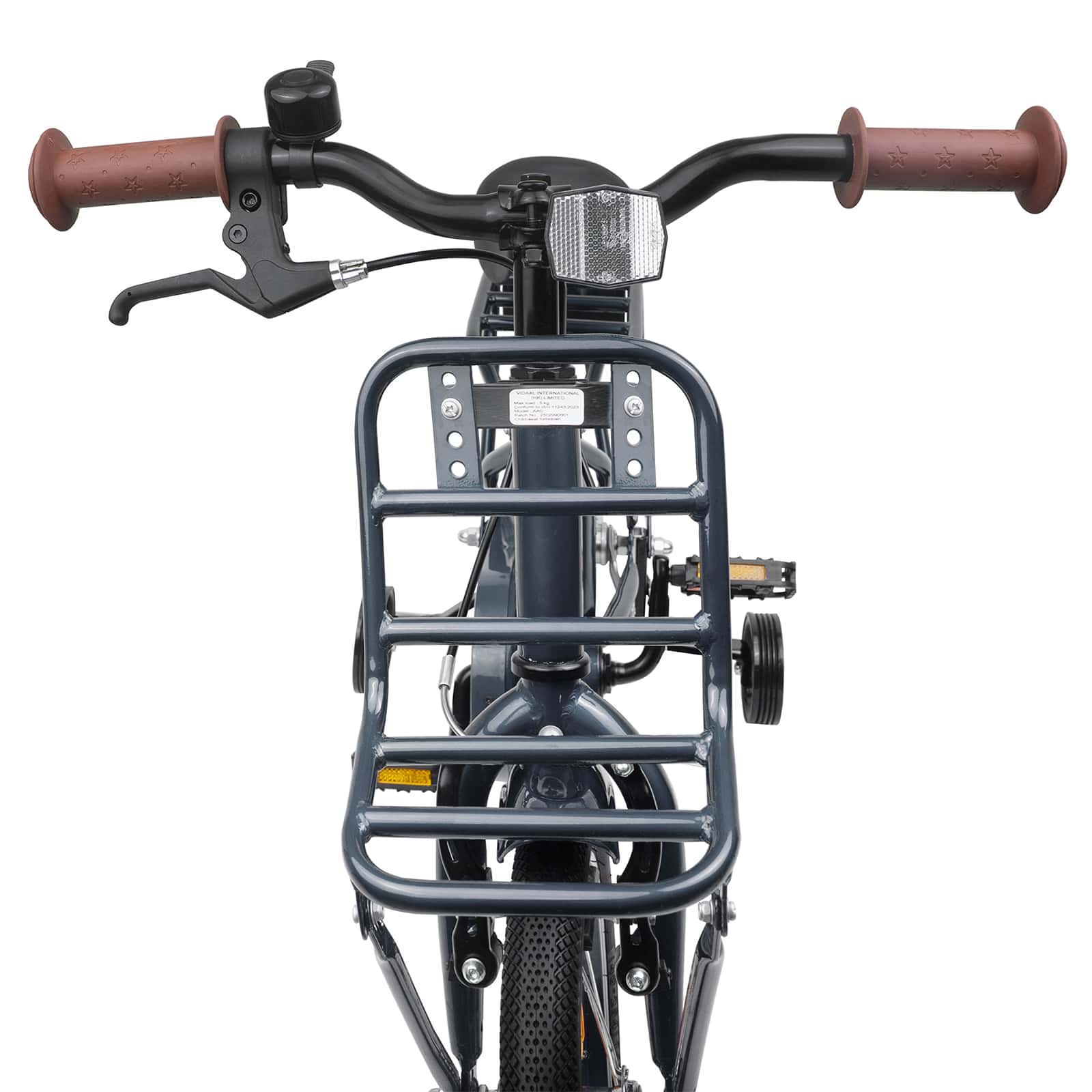 Kinderfahrrad 16 Zoll für 4-6 Jahre alt Dunkelgrau