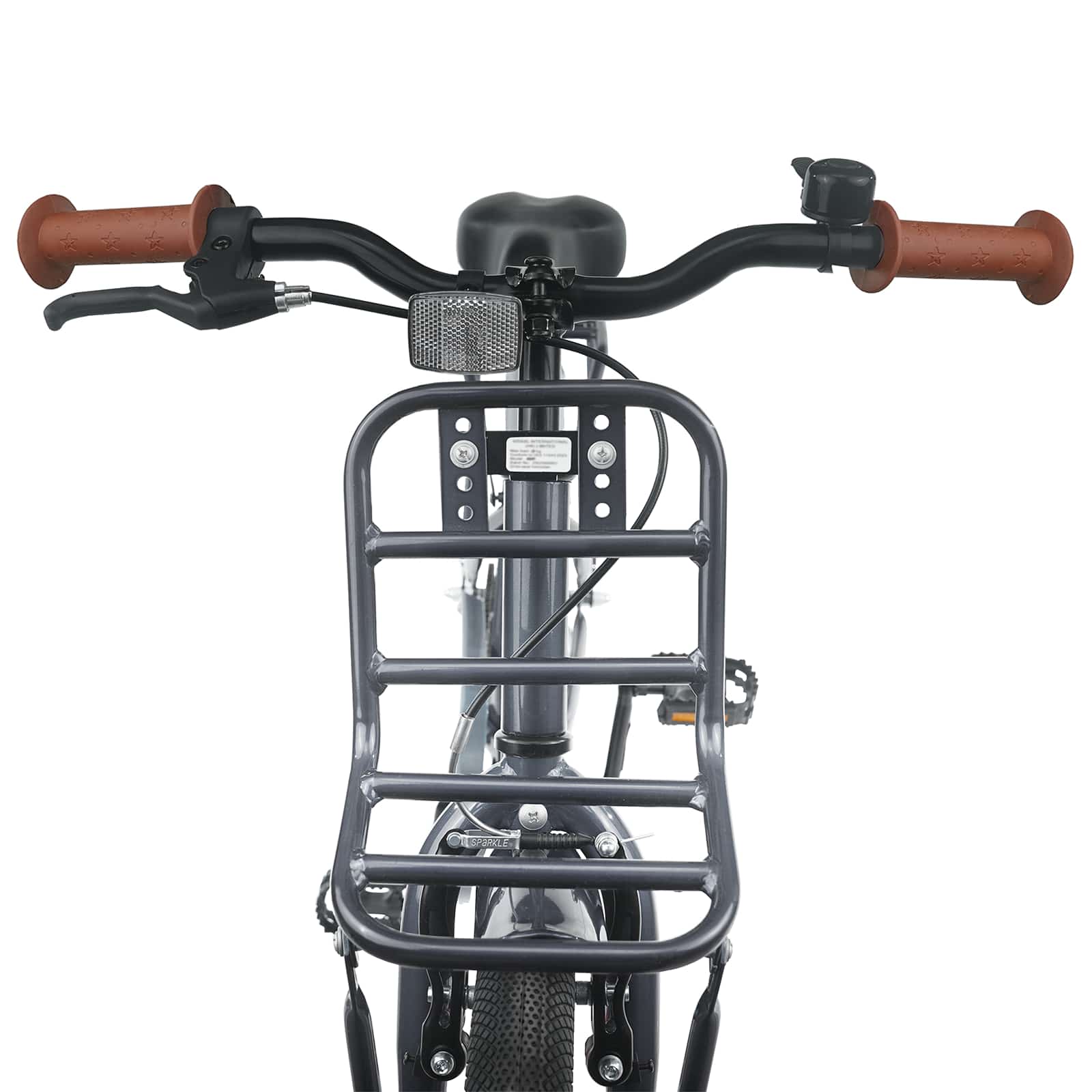 Kinderfahrrad 22 Zoll für 7-12 Jahre alt Dunkelgrau