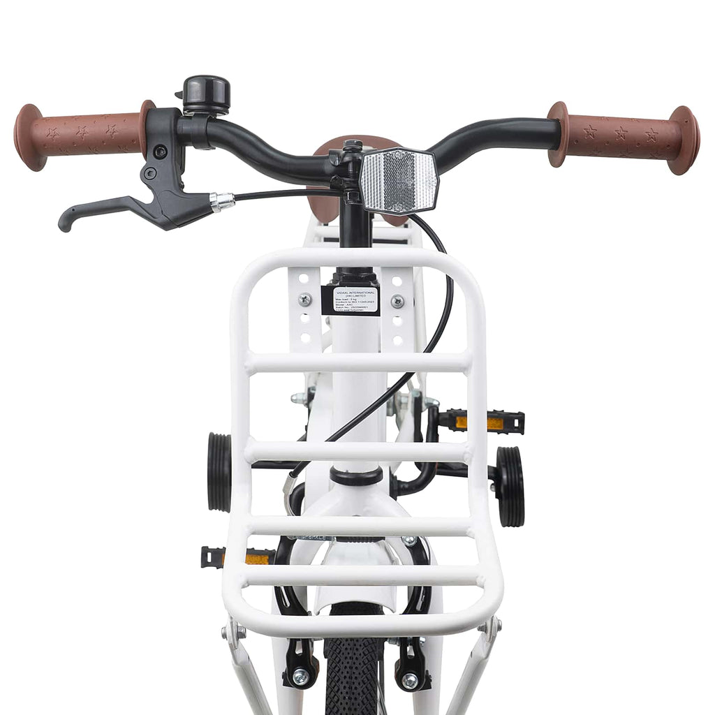 Kinderfahrrad 12 Zoll für 2-4 Jahre alt Weiß