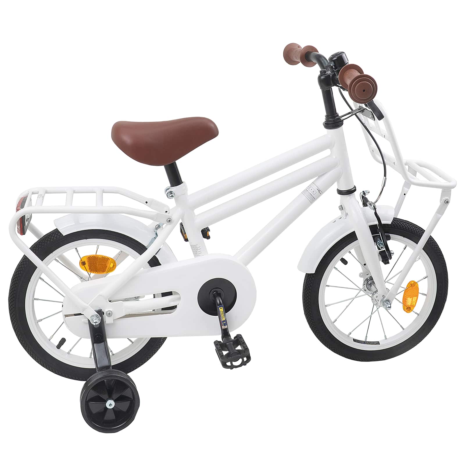 Kinderfahrrad 12 Zoll für 2-4 Jahre alt Weiß