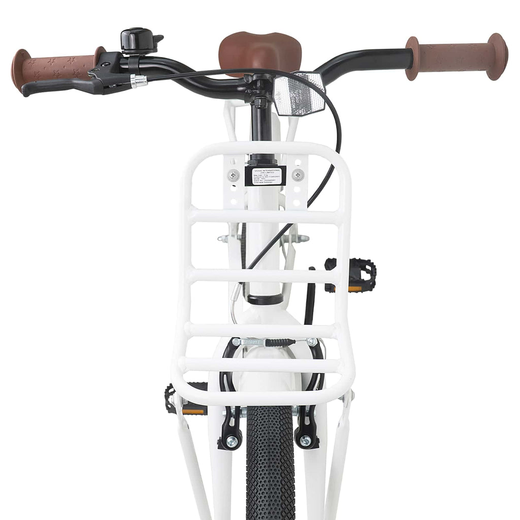 Kinderfahrrad 18 Zoll für 5-7 Jahre alt Weiß