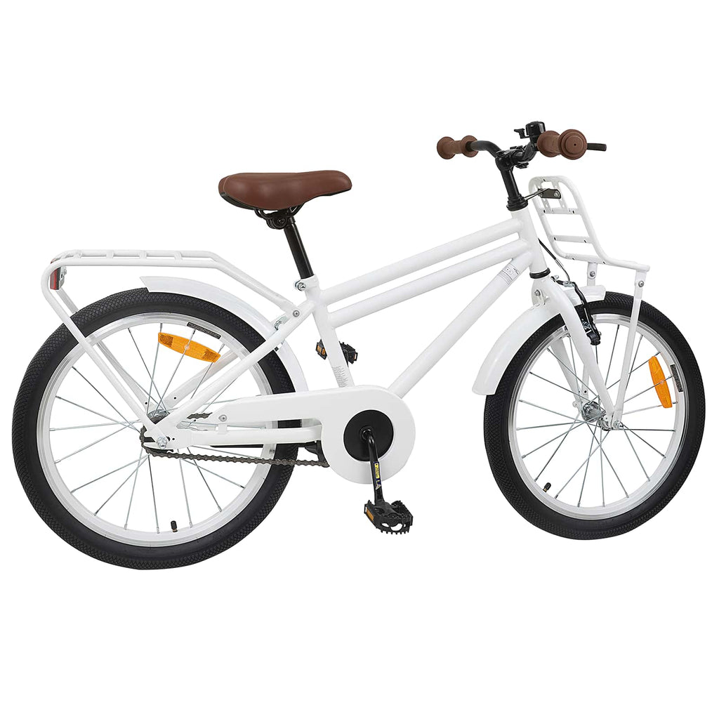 Kinderfahrrad 20 Zoll für 6-11 Jahre alt Weiß