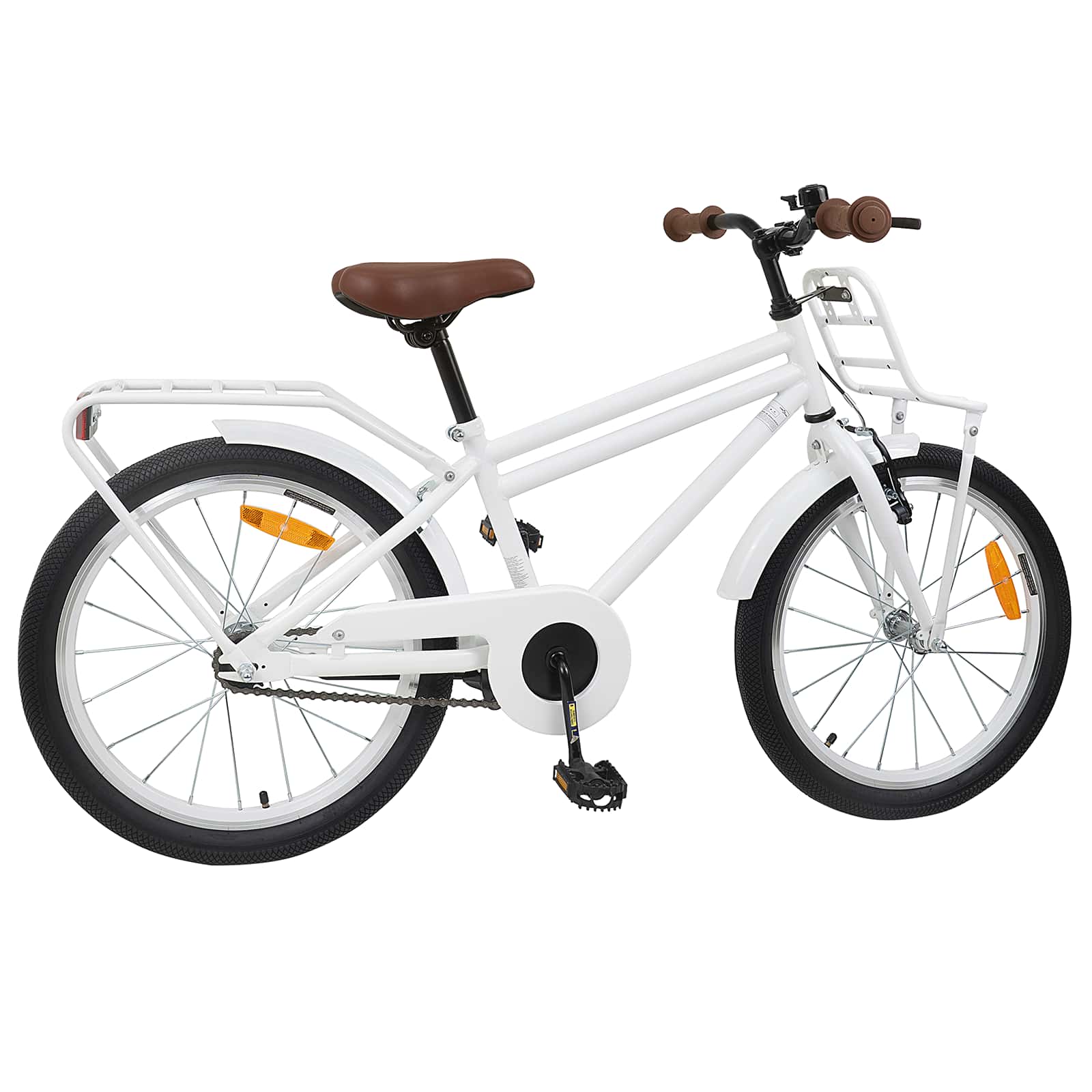 Kinderfahrrad 20 Zoll für 6-11 Jahre alt Weiß