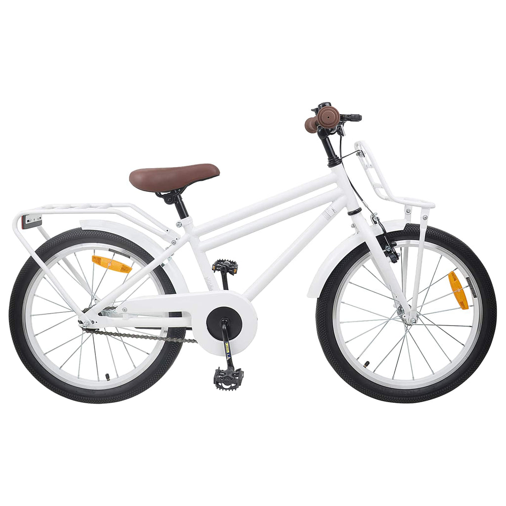 Kinderfahrrad 20 Zoll für 6-11 Jahre alt Weiß