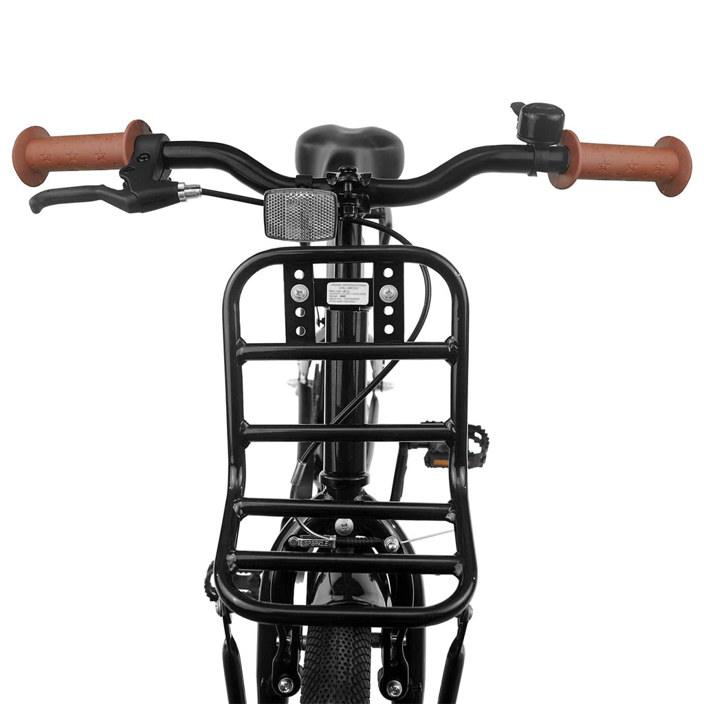 Kinderfahrrad 18 Zoll für 5-7 Jahre alt Schwarz