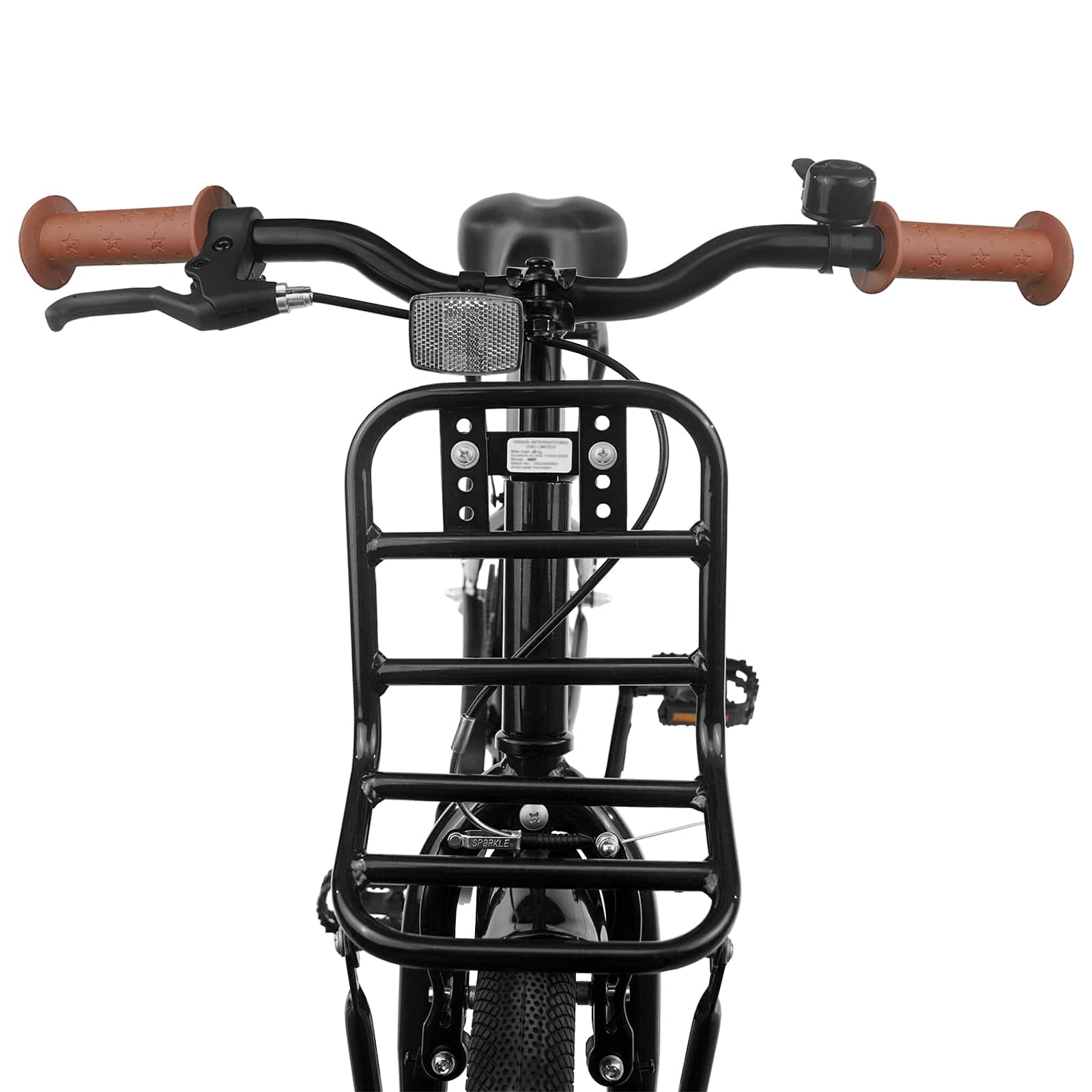 Kinderfahrrad 18 Zoll für 5-7 Jahre alt Schwarz