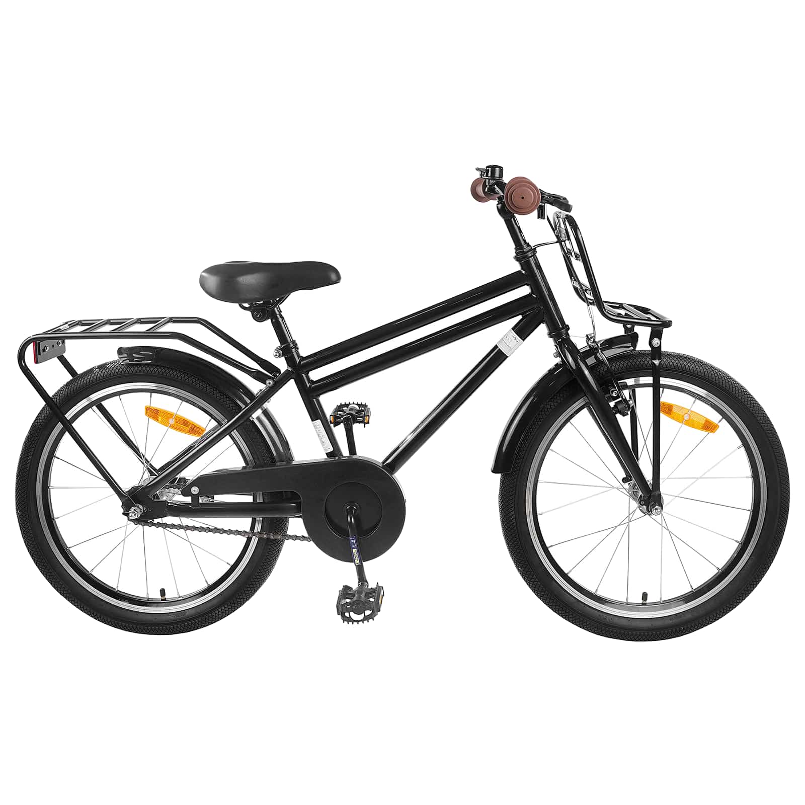Kinderfahrrad 18 Zoll für 5-7 Jahre alt Schwarz