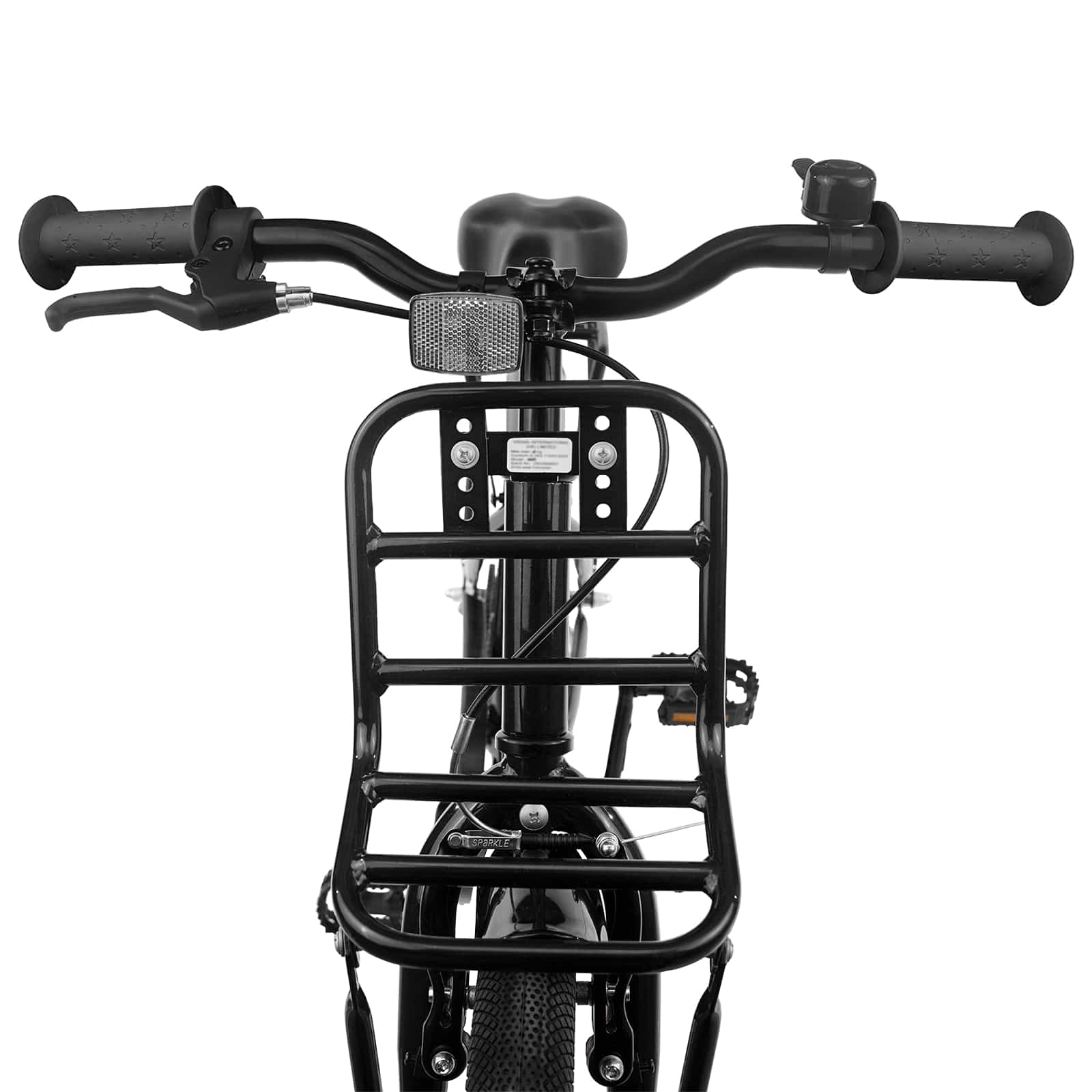 Kinderfahrrad 20 Zoll für 6-11 Jahre alt Schwarz