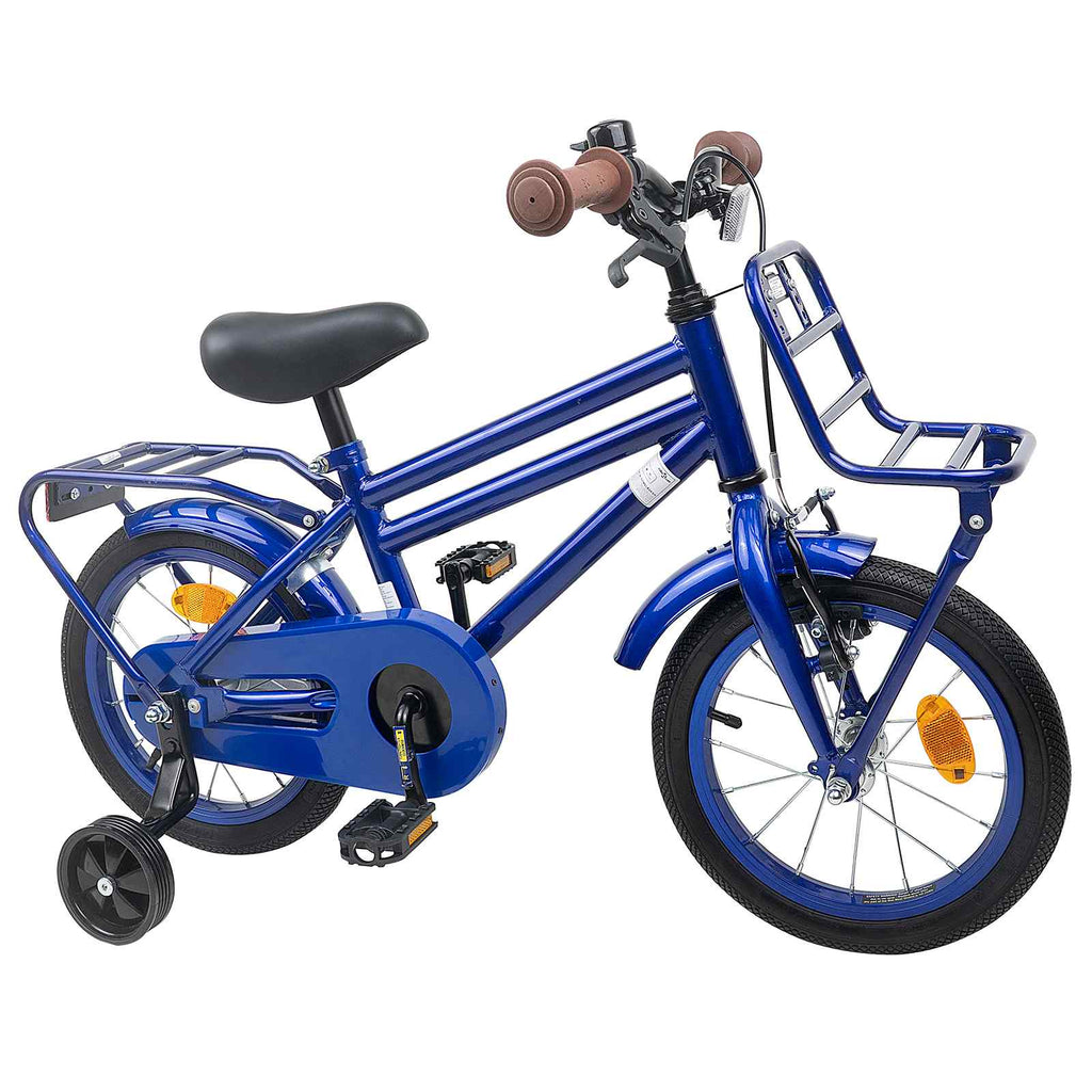 Kinderfahrrad 12 Zoll für 2-4 Jahre alt Dunkelblau