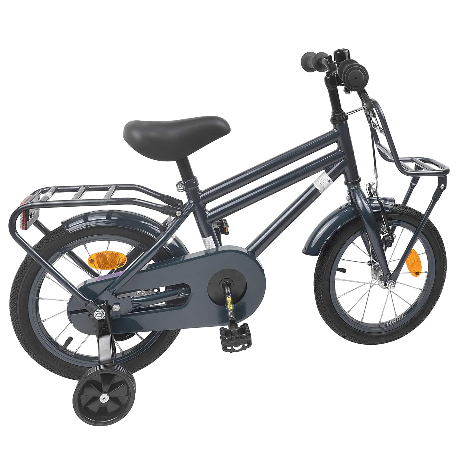 Kinderfahrrad 14 Zoll für 3-5 Jahre alt Dunkelgrau