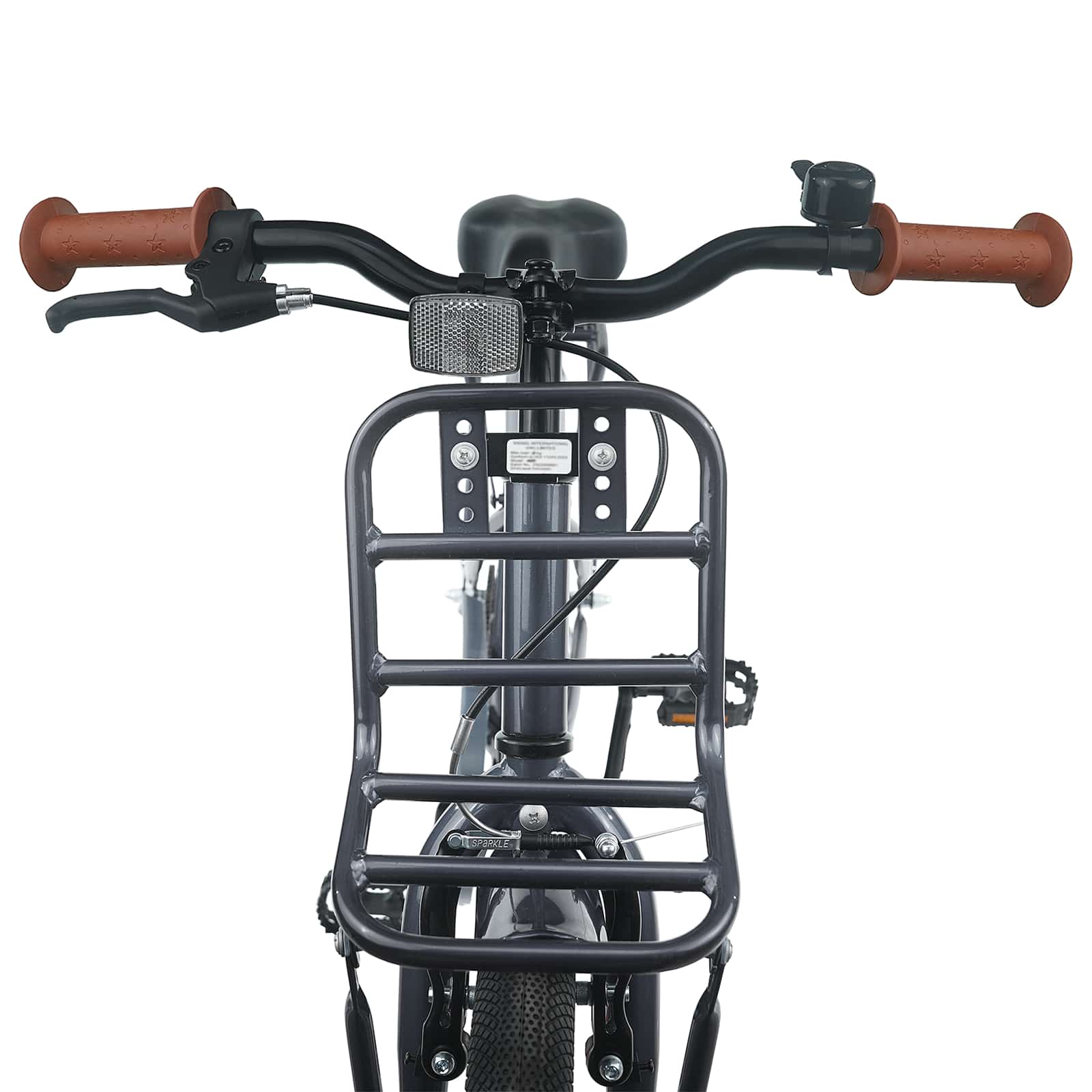 Kinderfahrrad 18 Zoll für 5-7 Jahre alt Dunkelgrau
