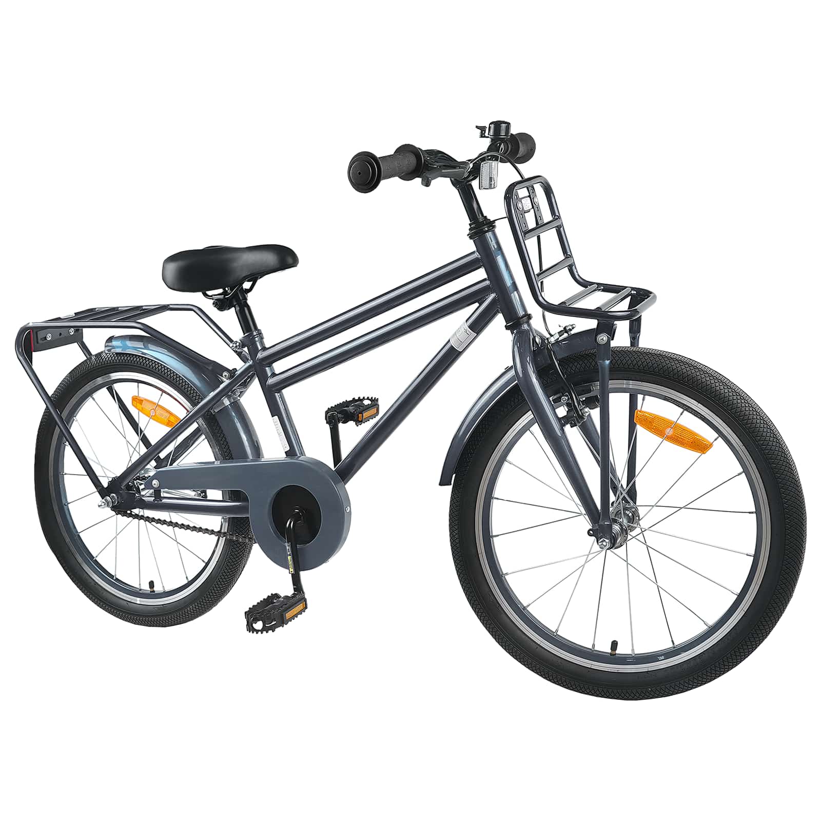 Kinderfahrrad 20 Zoll für 6-11 Jahre alt Dunkelgrau