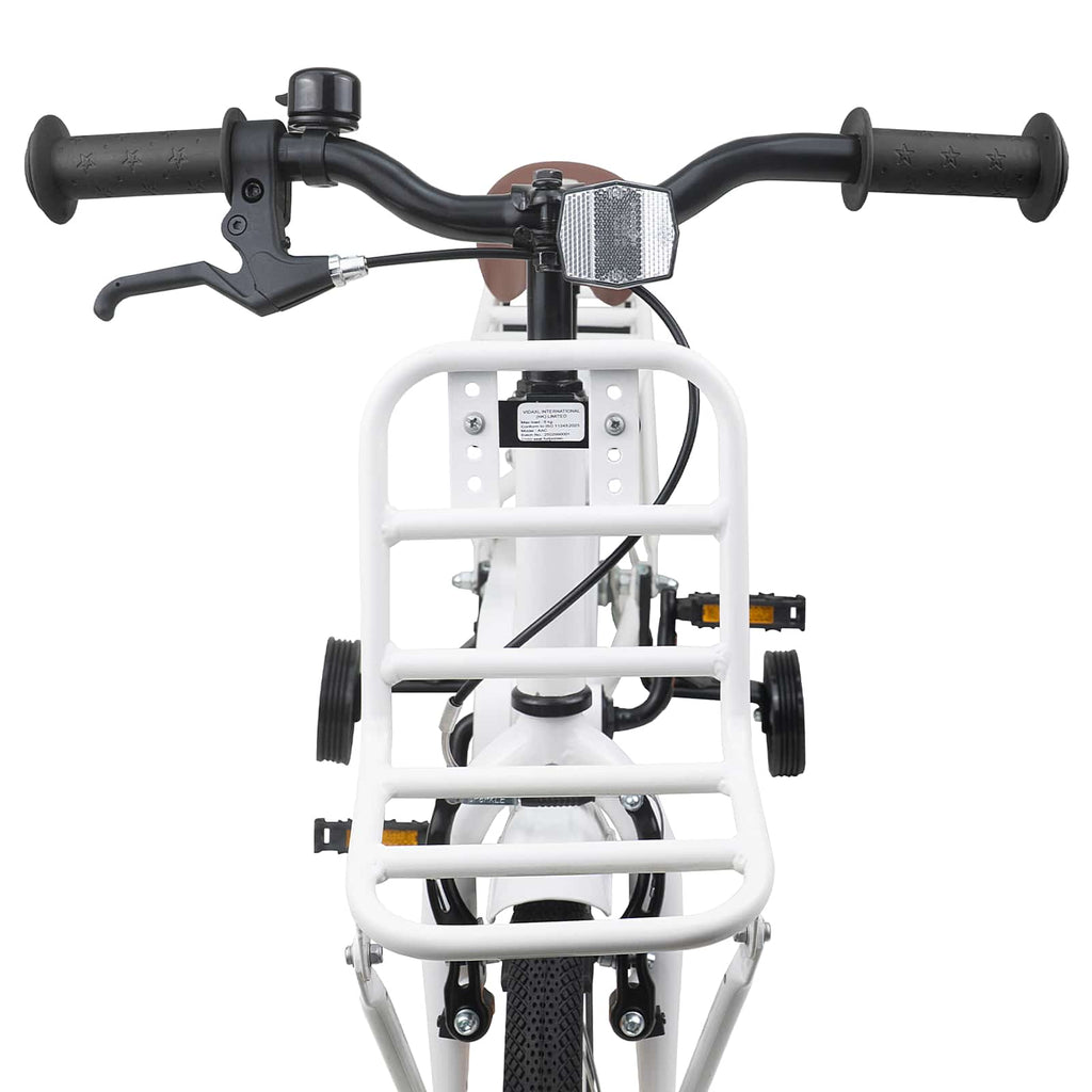 Kinderfahrrad 12 Zoll für 2-4 Jahre alt Weiß