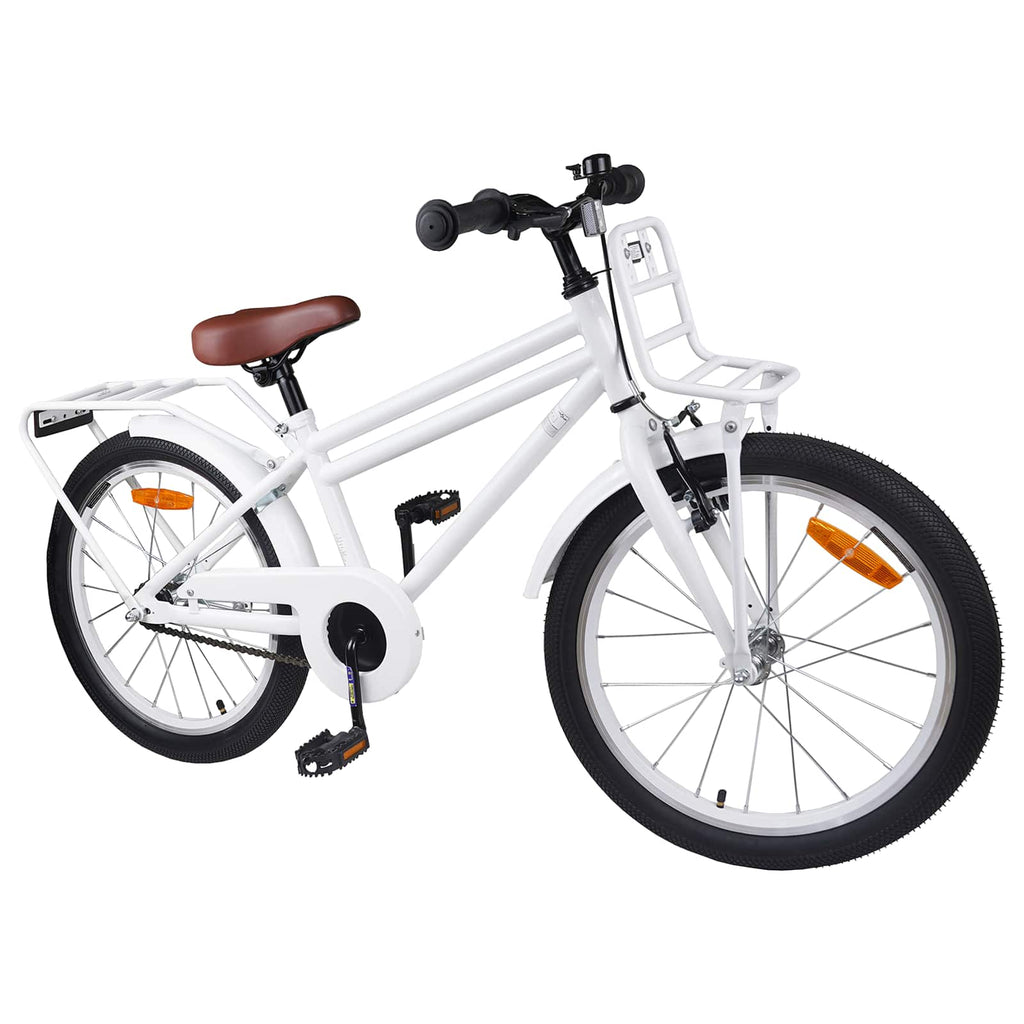 Kinderfahrrad 18 Zoll für 5-7 Jahre alt Weiß