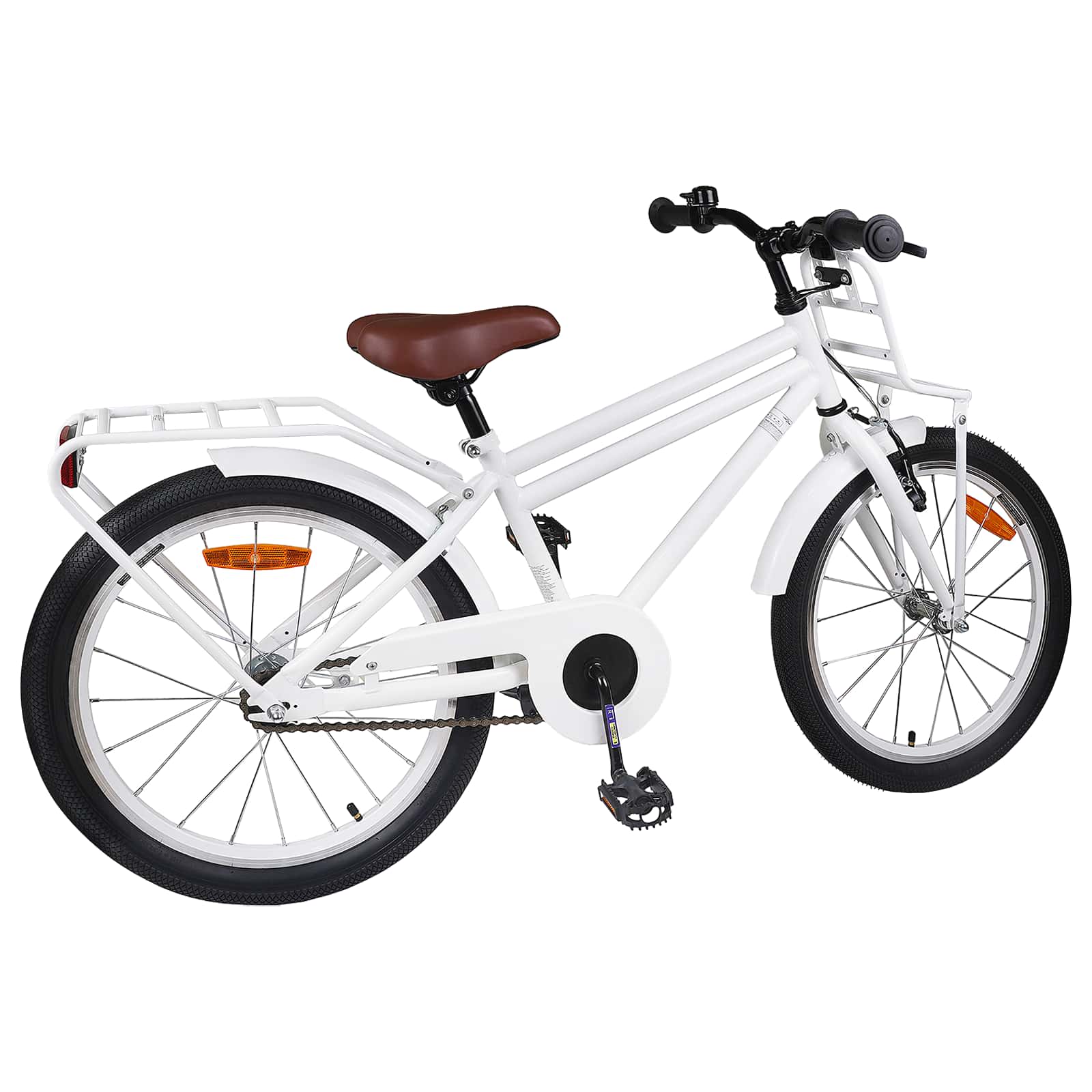 Kinderfahrrad 18 Zoll für 5-7 Jahre alt Weiß