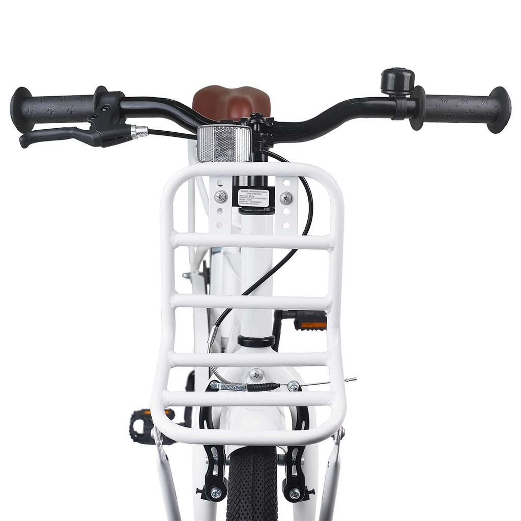 Kinderfahrrad 20 Zoll für 6-11 Jahre alt Weiß