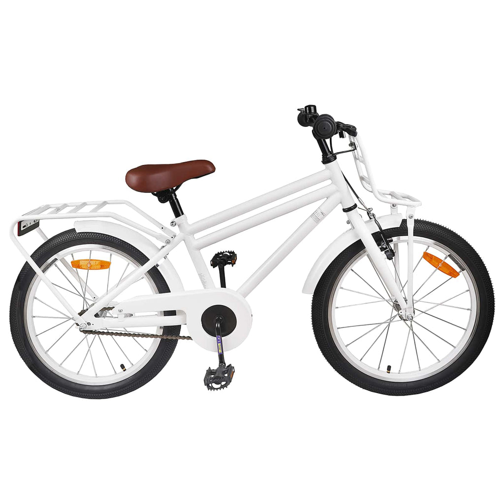 Kinderfahrrad 20 Zoll für 6-11 Jahre alt Weiß