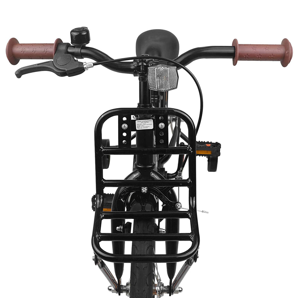 Kinderfahrrad 16 Zoll für 4-6 Jahre alt Schwarz