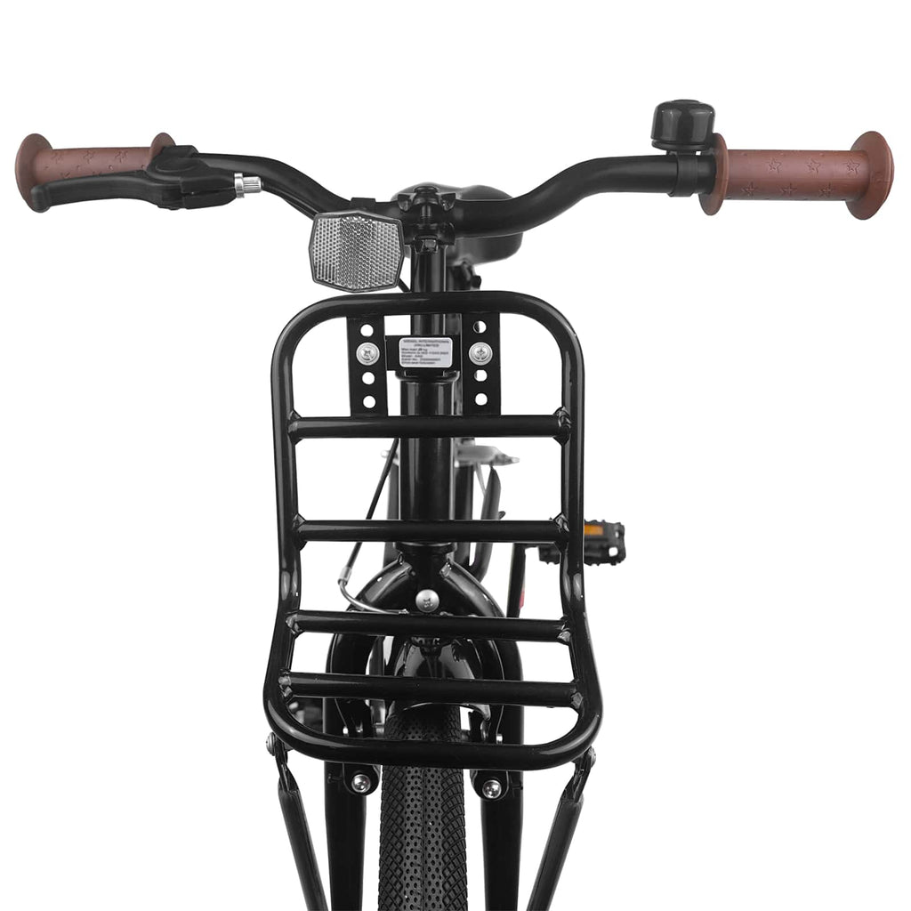 Kinderfahrrad 20 Zoll für 6-11 Jahre alt Schwarz