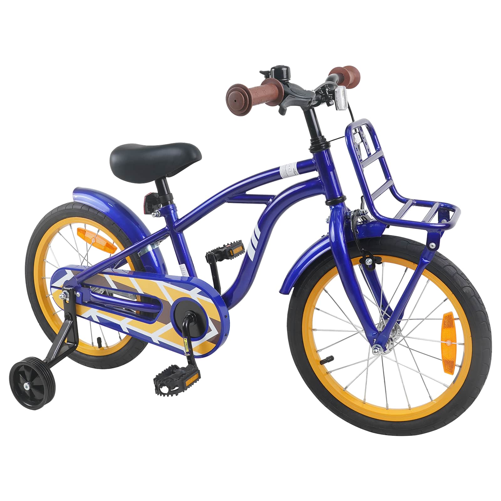 Kinderfahrrad 16 Zoll für 4-6 Jahre alt Dunkelblau