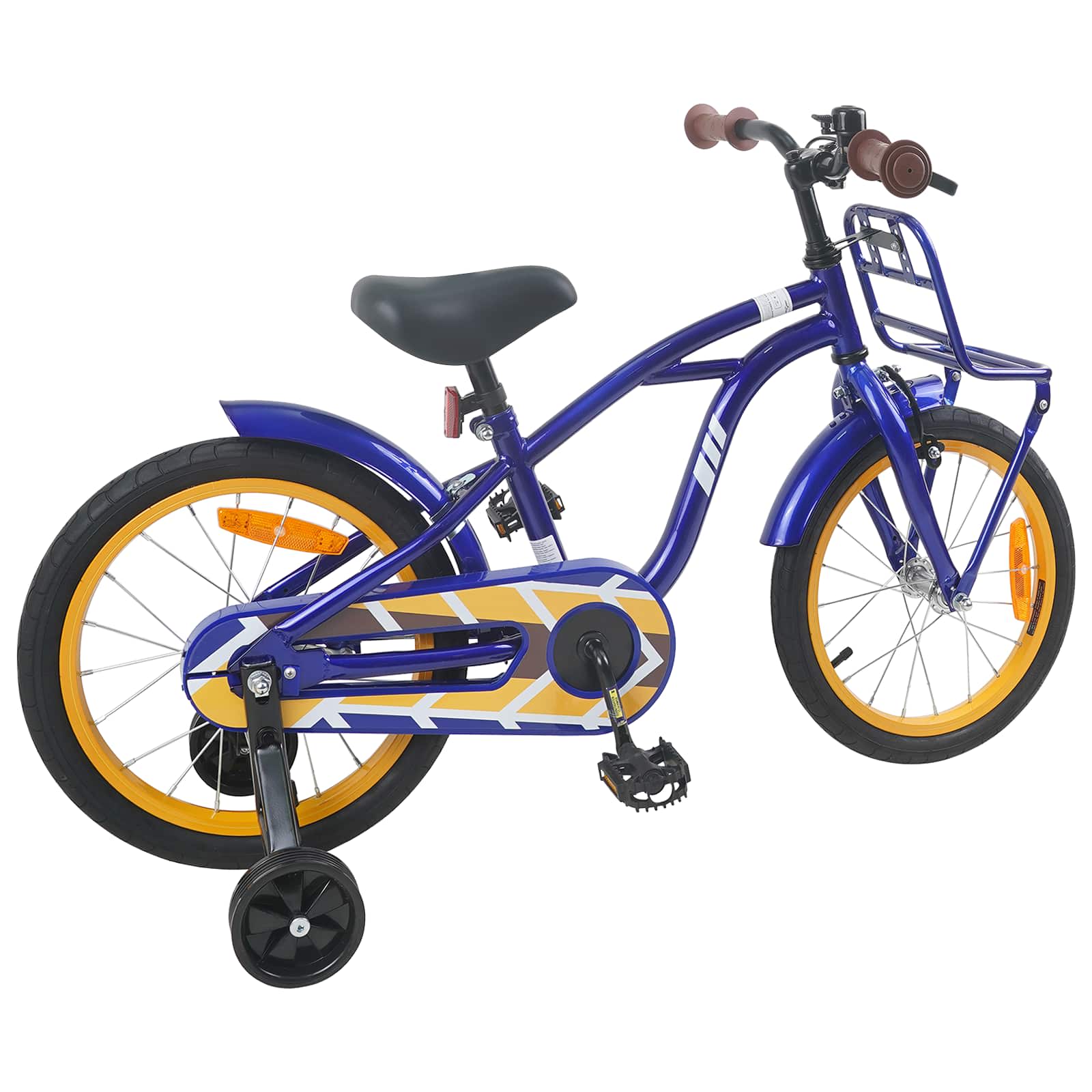 Kinderfahrrad 16 Zoll für 4-6 Jahre alt Dunkelblau