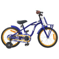 Kinderfahrrad 16 Zoll für 4-6 Jahre alt Dunkelblau