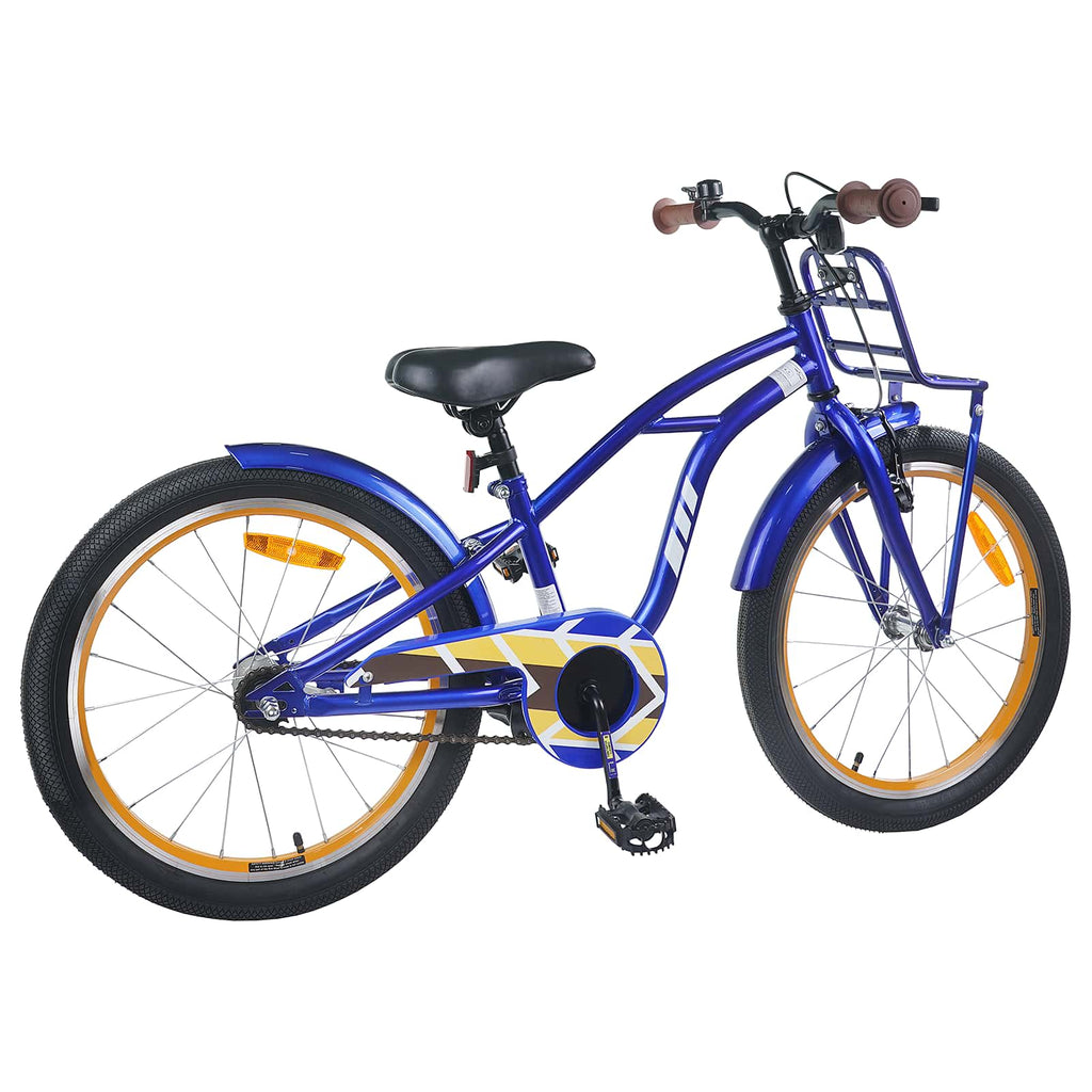 Kinderfahrrad 18 Zoll für 5-7 Jahre alt Dunkelblau