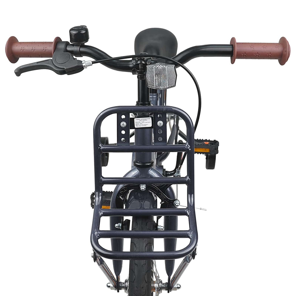 Kinderfahrrad 16 Zoll für 4-6 Jahre alt Dunkelgrau