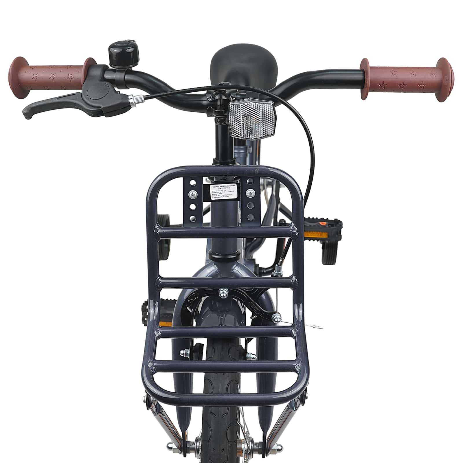 Kinderfahrrad 16 Zoll für 4-6 Jahre alt Dunkelgrau