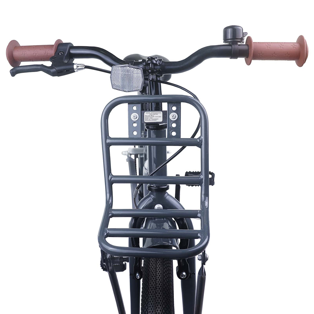 Kinderfahrrad 18 Zoll für 5-7 Jahre alt Dunkelgrau