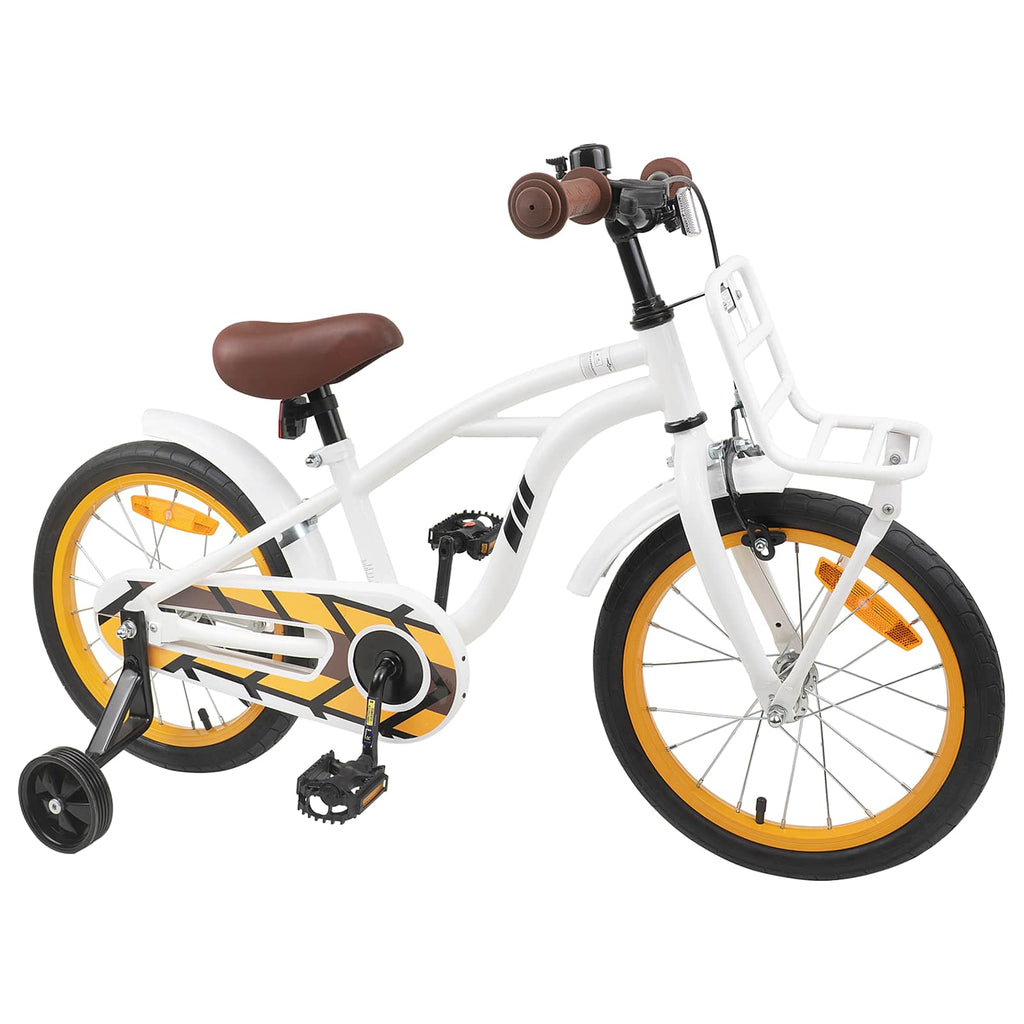 Kinderfahrrad 16 Zoll für 4-6 Jahre alt Weiß