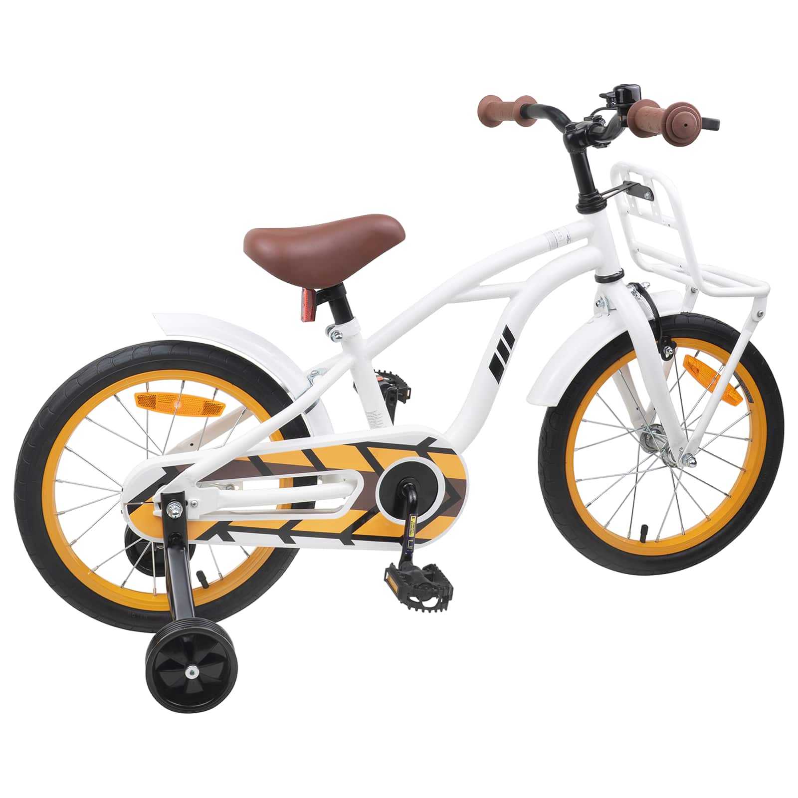 Kinderfahrrad 16 Zoll für 4-6 Jahre alt Weiß