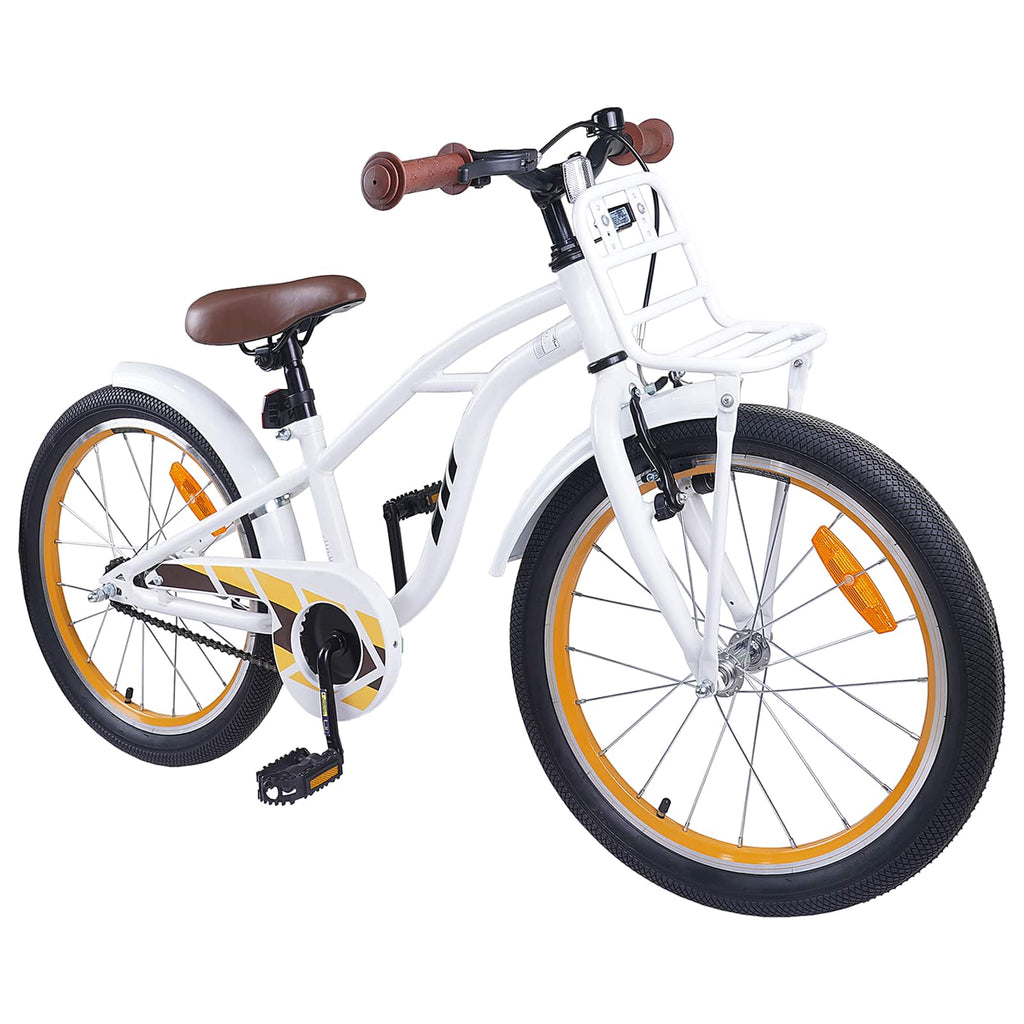 Kinderfahrrad 18 Zoll für 5-7 Jahre alt Weiß