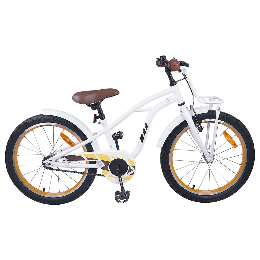Kinderfahrrad 20 Zoll für 6-11 Jahre alt Weiß